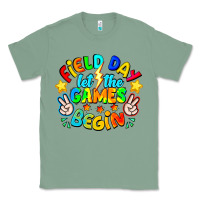 Sage Field Day Let The Games Begin Classic Tee - CowhideDigitalArt