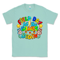 Seafoam Field Day Let The Games Begin Classic Tee - CowhideDigitalArt