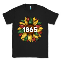 Black juneteenth 1865 sunflower Classic Tee - Artiststas