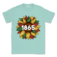 Seafoam juneteenth 1865 sunflower Classic Tee - Artiststas