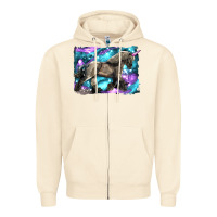 Sandshell black unicorn Zipper Hoodie - LillyAllenDesigns