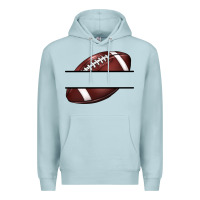 Blue Mist football name frame Premium Hoodie - BarkalooDesign
