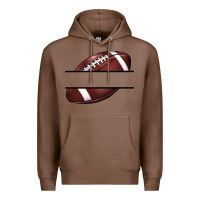 Chestnut football name frame Premium Hoodie - BarkalooDesign