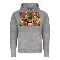 Cloud Rock softball mom messy bun Vintage Hoodie - Zillion Design Studio