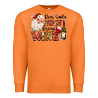 Carrot dear santa just bring wine Premium Sweatshirt - MaliasSmallBusiness
