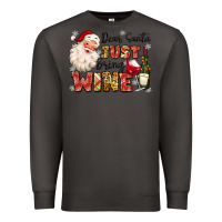 Smoke dear santa just bring wine Premium Sweatshirt - MaliasSmallBusiness