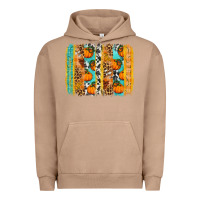 Pigment Burro Fall Pumpkin brushstrokes Urban Hoodie - NancyCooperArtShop