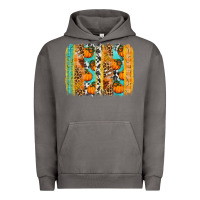 Pigment Tornado Fall Pumpkin brushstrokes Urban Hoodie - NancyCooperArtShop