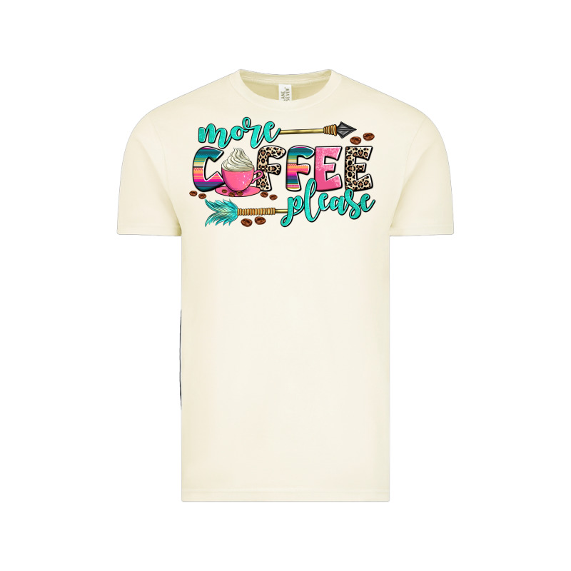More Coffee Please Vintage Tee by AdoDesignShop | Teevron