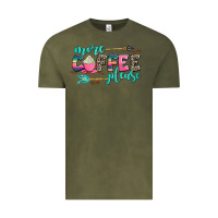 Vintage Olive more coffee please Vintage Tee - AdoDesignShop