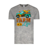 Cloud Rock farm truck  farm life with sunflower Vintage Tee - HRA Design Shop
