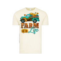 Vintage Arctic farm truck  farm life with sunflower Vintage Tee - HRA Design Shop