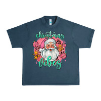 Midnight Navy christmas vibes santa Urban Heavy Tee - AdoDesignShop