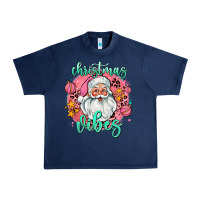 Navy christmas vibes santa Urban Heavy Tee - AdoDesignShop
