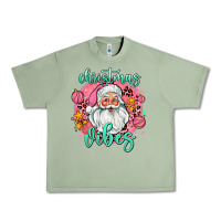 Oil Green christmas vibes santa Urban Heavy Tee - AdoDesignShop