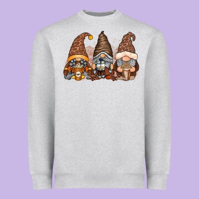 Coffee Gnomes Heavyweight Sweatshirt Designed By Racoondesign
