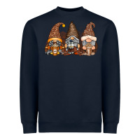 Navy coffee gnomes Heavyweight Sweatshirt - RacoonDesign