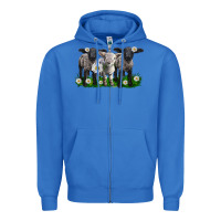 True Royal baby sheeps with daisies Zipper Hoodie - LillyAllenDesigns