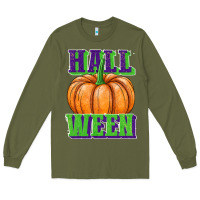 Army Green hall o ween Long Sleeve Tee - JahusDesignShop
