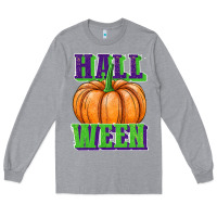 Heather Grey hall o ween Long Sleeve Tee - JahusDesignShop