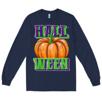 Navy hall o ween Long Sleeve Tee - JahusDesignShop