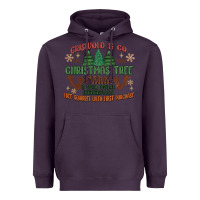 Plum griswold christmas tree farm Heavyweight Hoodie - MaliasSmallBusiness
