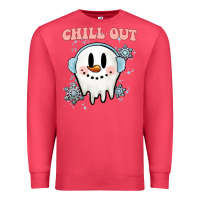 Cardinal chill out christmas snowman Premium Sweatshirt - MaliasSmallBusiness