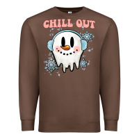 Chestnut chill out christmas snowman Premium Sweatshirt - MaliasSmallBusiness