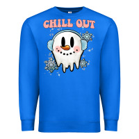 True Royal chill out christmas snowman Premium Sweatshirt - MaliasSmallBusiness