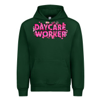 Forest Green Breast Cancer Daycare Worker Urban Hoodie - texasbilliewilder