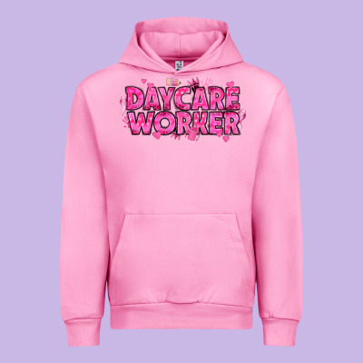 Breast Cancer Daycare Worker Urban Hoodie Designed By Texasbilliewilder