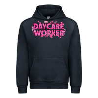 Navy Breast Cancer Daycare Worker Urban Hoodie - texasbilliewilder