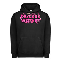 Pigment Black Breast Cancer Daycare Worker Urban Hoodie - texasbilliewilder