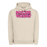 Pigment French Oak Breast Cancer Daycare Worker Urban Hoodie - texasbilliewilder
