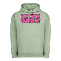 Pigment Oil Green Breast Cancer Daycare Worker Urban Hoodie - texasbilliewilder