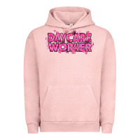 Pigment Salmon Breast Cancer Daycare Worker Urban Hoodie - texasbilliewilder