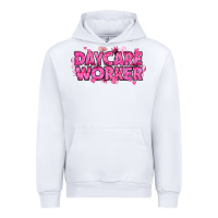 White Breast Cancer Daycare Worker Urban Hoodie - texasbilliewilder