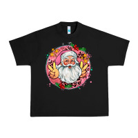 Black merry christmas peace santa Urban Heavy Tee - AdoDesignShop