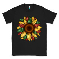 Black juneteenth sunflower Classic Tee - Artiststas