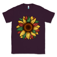 Plum juneteenth sunflower Classic Tee - Artiststas