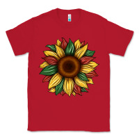 Red juneteenth sunflower Classic Tee - Artiststas