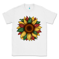 White juneteenth sunflower Classic Tee - Artiststas