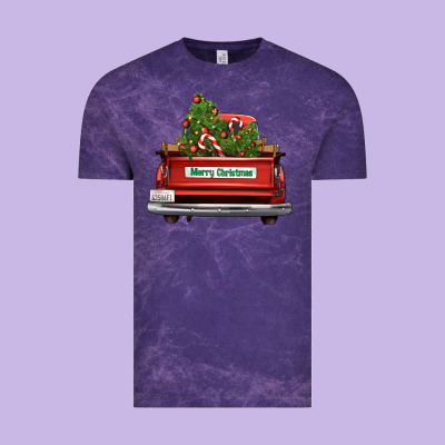 Christmas Trees Truck Vintage Tee Designed By Fadigitalartstudio