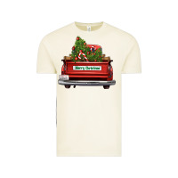 Vintage Arctic Christmas trees truck Vintage Tee - FaDigitalArtStudio