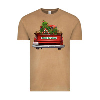 Vintage Camel Christmas trees truck Vintage Tee - FaDigitalArtStudio