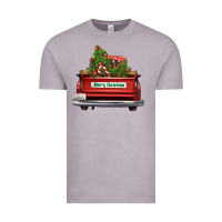 Vintage Zinc Christmas trees truck Vintage Tee - FaDigitalArtStudio