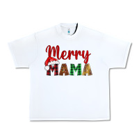 White merry mama Urban Heavy Tee - BarkalooDesign