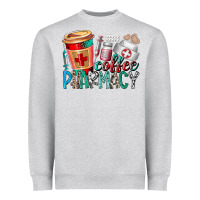 Heather Grey coffee pharmacy Heavyweight Sweatshirt - RacoonDesign