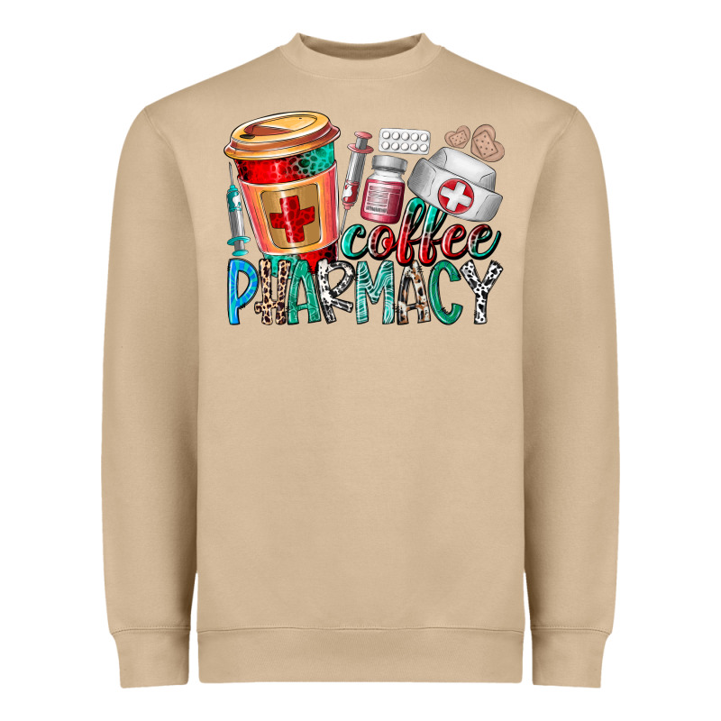 Coffee Pharmacy Heavyweight Sweatshirt by RacoonDesign | Teevron