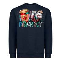 Navy coffee pharmacy Heavyweight Sweatshirt - RacoonDesign